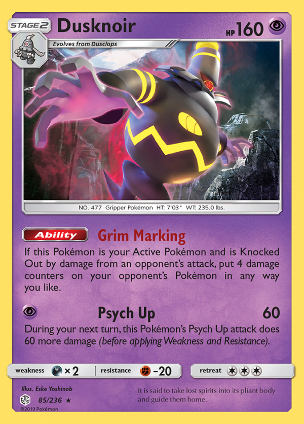 Dusknoir 085/236 Cosmic Eclipse