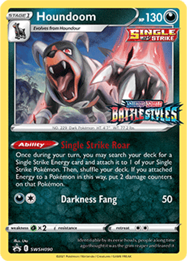 Houndoom swsh-090 Sword&Shield Promos