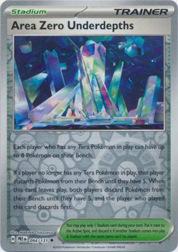 Area Zero Underdepths 094/131 reverse holo Prismatic Evolutions