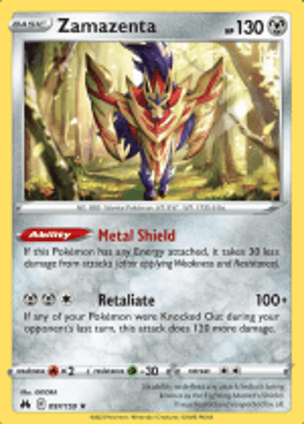 Zamazenta 97/159 Reverse Holo Crown Zenith
