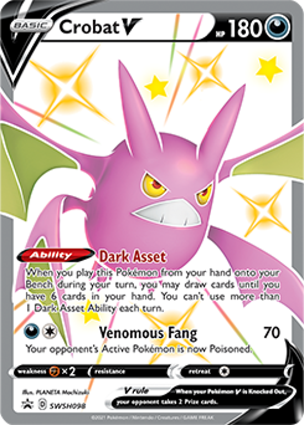 Crobat V swsh-098 Sword&Shield Promos