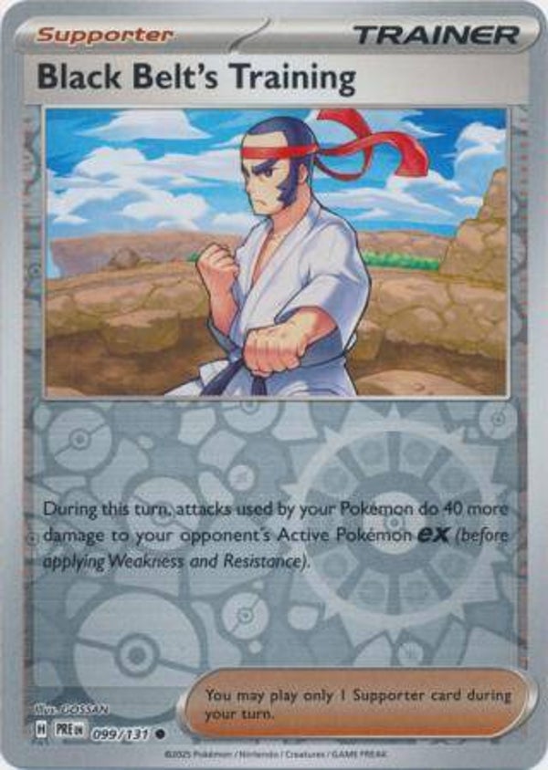 Black Belt's Training 099/131 reverse holo Prismatic Evolutions