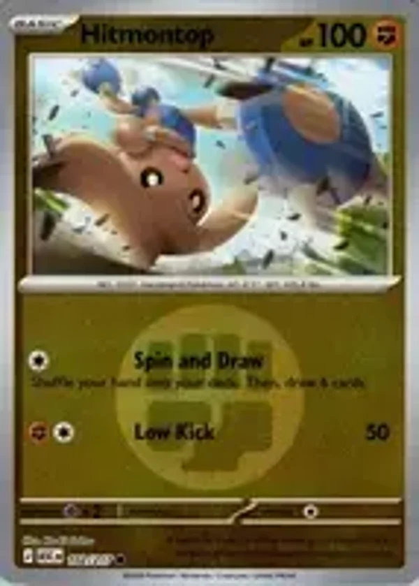 Hitmontop 102/217 Reverse Holo Energy Ascended Heroes