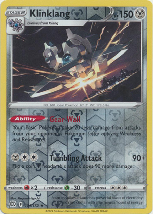 Klingklang 104/172 reverse holo Brilliant Stars
