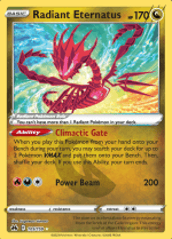 Radiant Eternatus 105/159 Crown Zenith