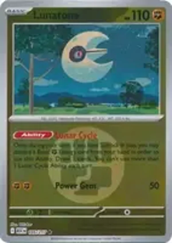 Lunatone 105/217 Reverse Holo Energy Ascended Heroes