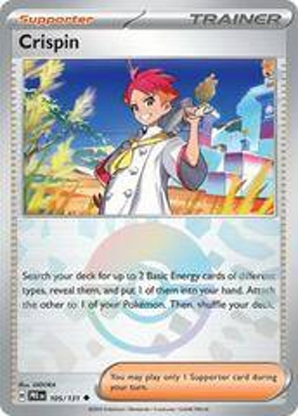 Crispin 105/131 Pokeball Prismatic Evolutions