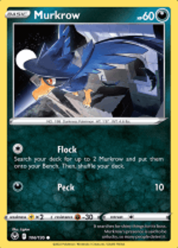 Murkrow 106/195 Reverse Holo Silver Tempest