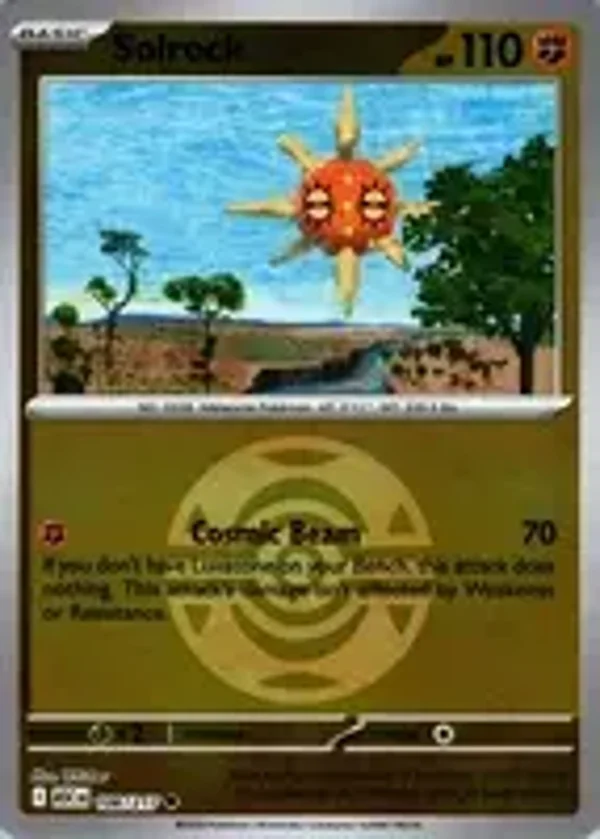 Solrock 106/217 Reverse Holo Dusk Ball Ascended Heroes
