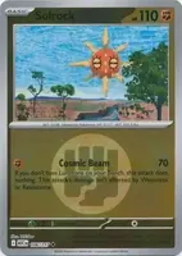 Solrock 106/217 Reverse Holo Energy Ascended Heroes