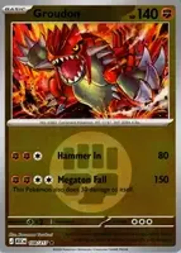 Groudon 108/217 Reverse Holo Energy Ascended Heroes