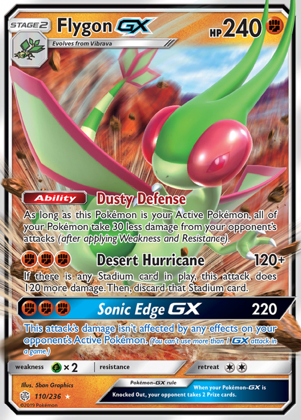 Flygon-GX 110/236 Cosmic Eclipse