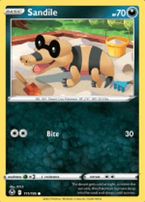 Sandile 111/195 reverse Holo Silver Tempest