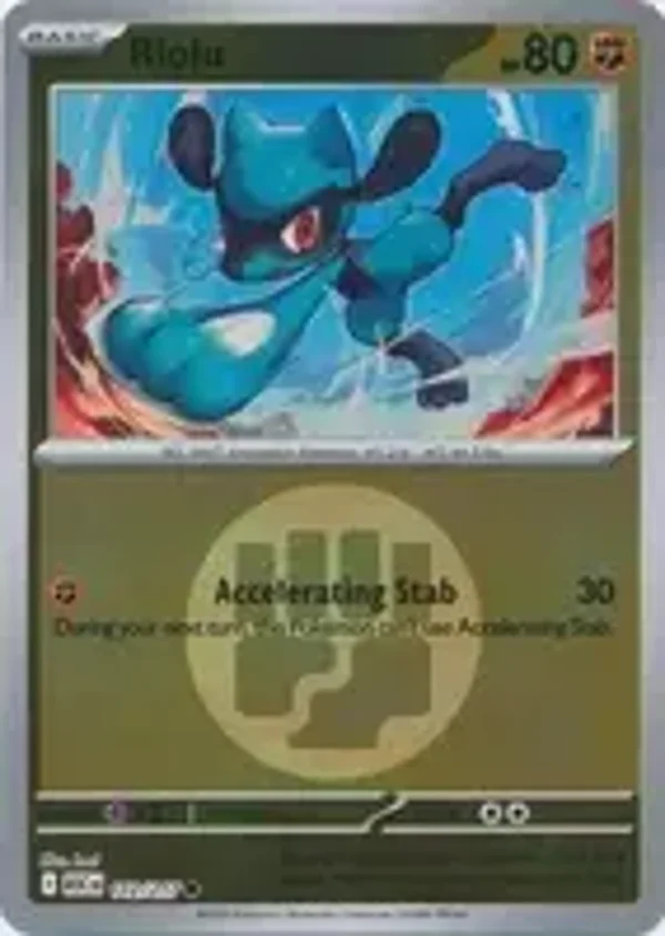 Riolu 112/217 Reverse Holo Energy Ascended Heroes