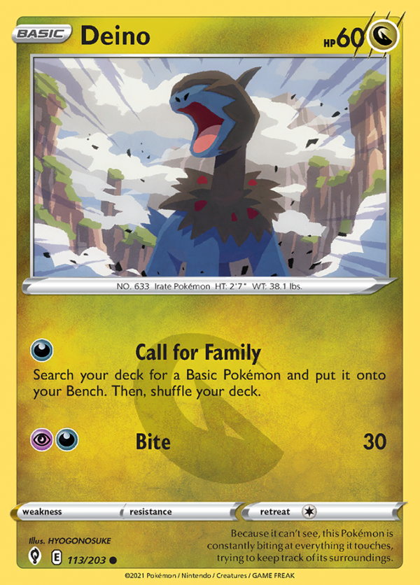 deino 113/203 evolving skies