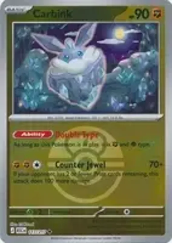 Carbink 117/217 Reverse Holo Love Ball Ascended Heroes