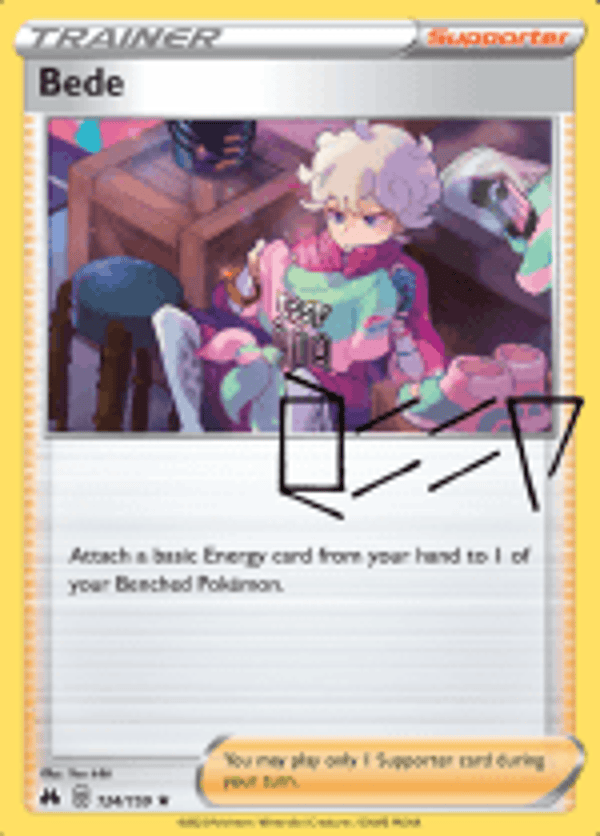 Bede 124/159 Reverse Holo Crown Zenith