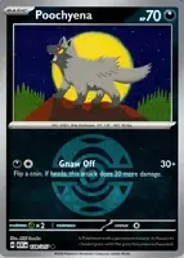 Poochyena 128/217 Reverse Holo Dusk Ball Ascended Heroes