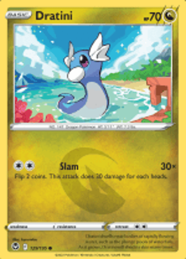 Dratini 129/195 Reverse Holo Silver Tempest