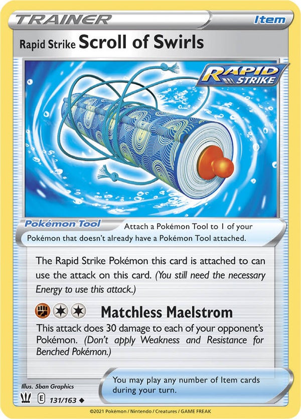 Rapid Strike Scroll of Swirls 131/163 Battle Styles