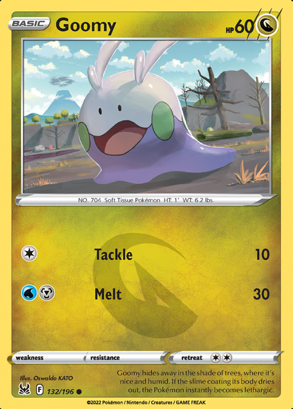 Goomy  132/196 Reverse Holo lost Origin