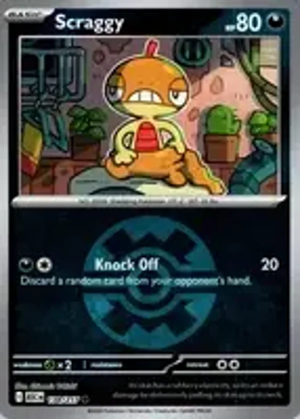 Scraggy 134/217 Reverse Holo Quick Ball Ascended Heroes