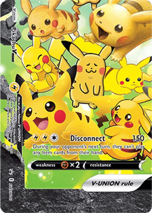 Pikachu V-Union swsh141 Sword&Shield Promos