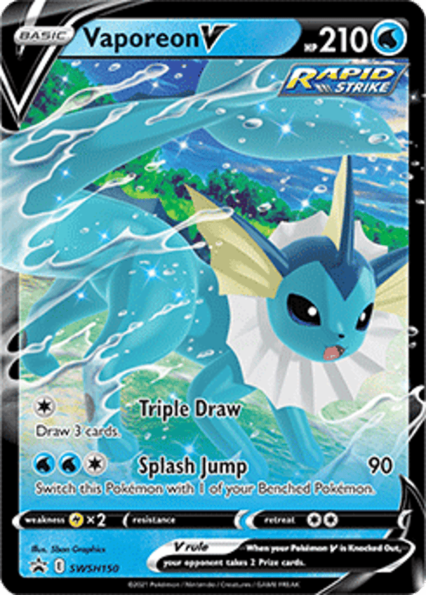 Vaporeon V swsh-150 Sword&Shield Promos