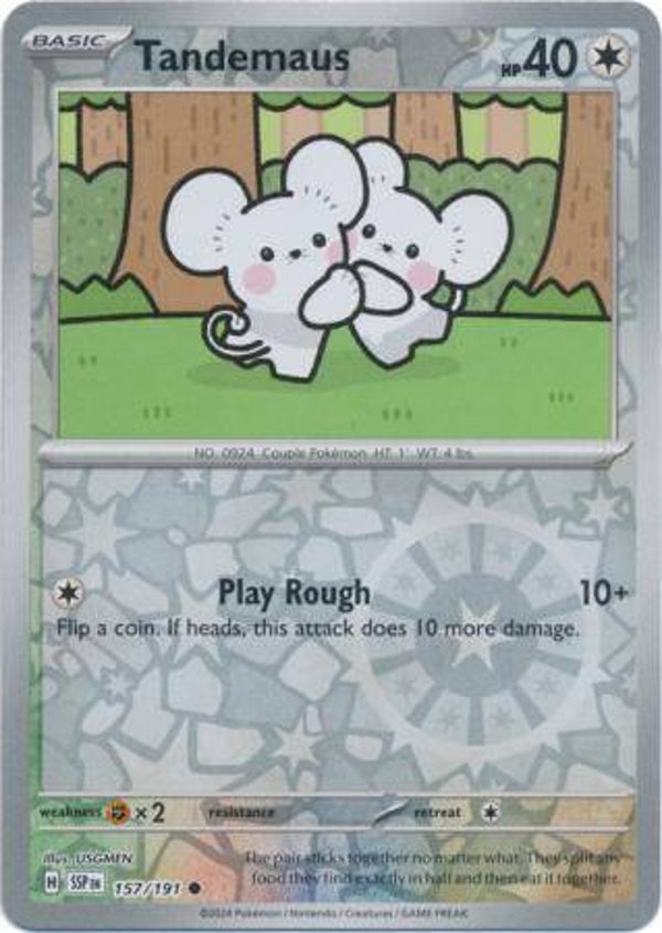 Tandemaus 157/191 reverse holo surging sparks