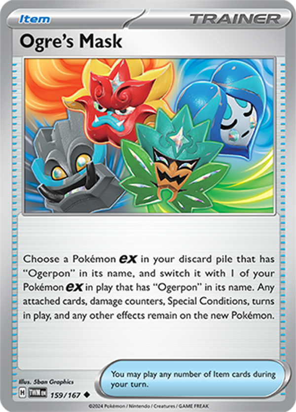 Ogre's mask 159/167 reverse holo Twilight Masquerade