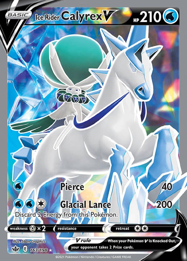 Ice Rider Calyrex V 163/198 FULL ART Chilling Reign