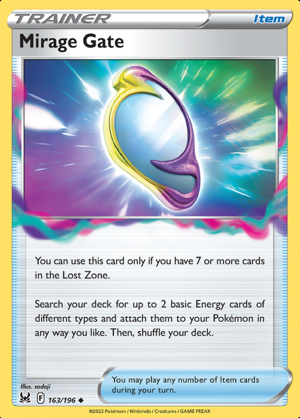 Mirage Gate  163/196 Reverse Holo lost Origin