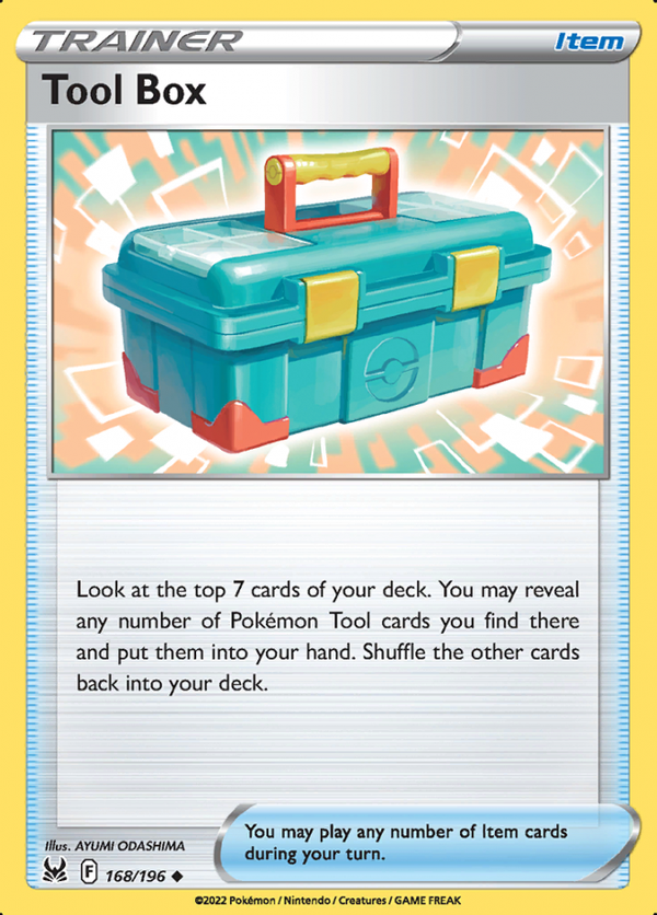 Tool Box 168/196 Reverse Holo lost Origin