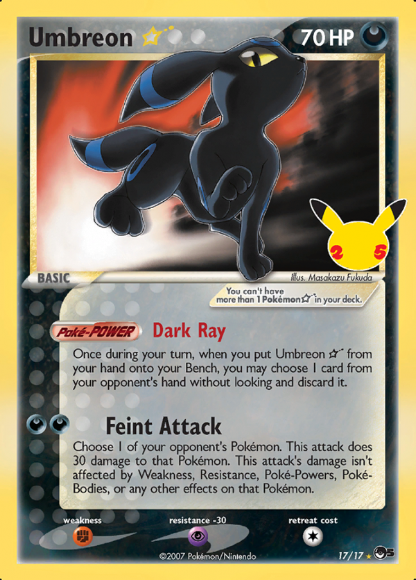 Umbreon 17/17 Celebrations