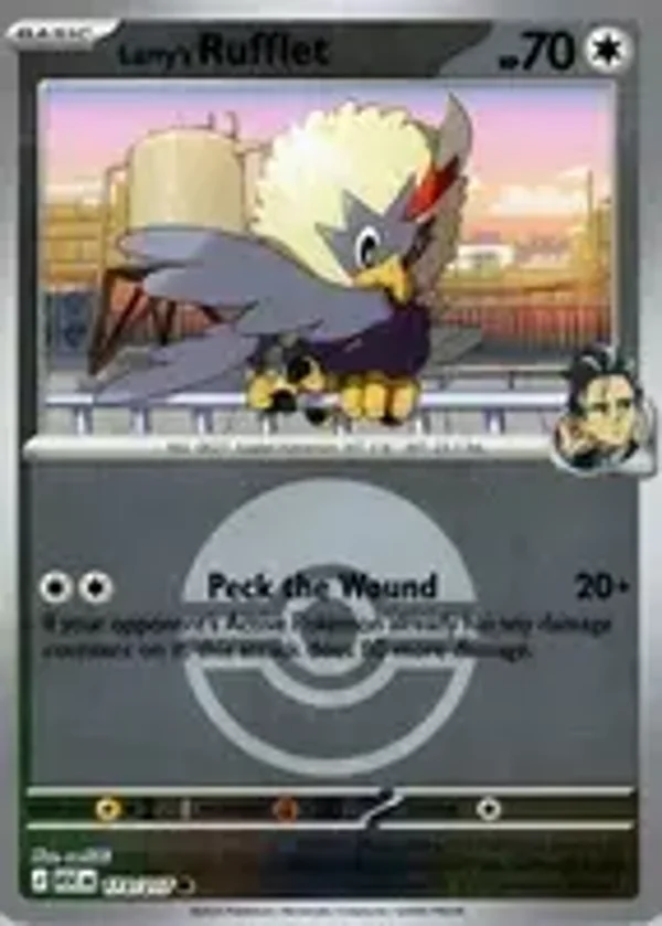 Larry's Rufflet 173/217 Reverse Holo Poke Ball Ascended Heroes