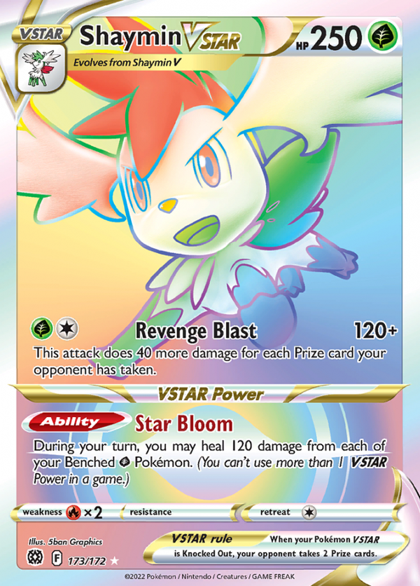 Shaymin VSTAR 173/172 Brilliant Stars