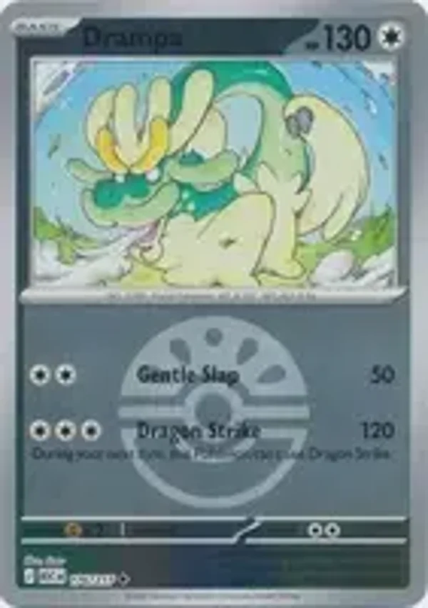 Drampa 176/217 Reverse Holo Friend Ball Ascended Heroes