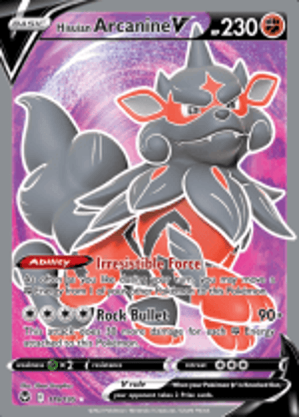 Hisuian Arcanine V 179/195 Silver Tempest