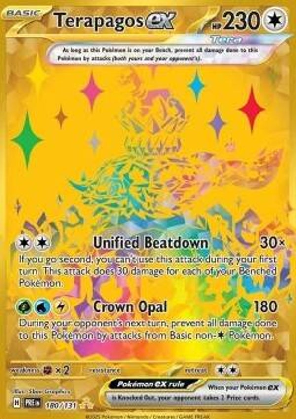 Terapagos EX 180/131 Prismatic Evolutions