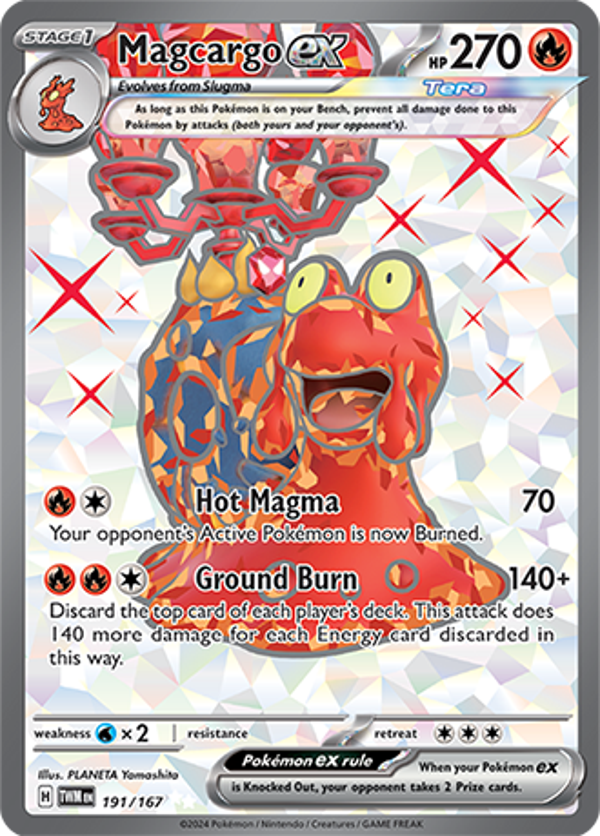Magcargo ex 191/167 Twilight Masquerade
