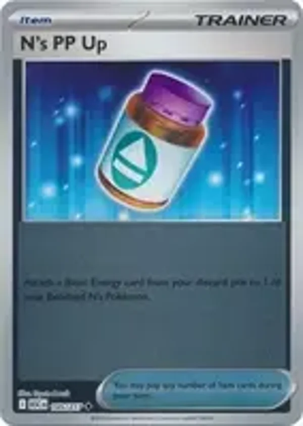 N's PP Up 195/217 Reverse Holo Ascended Heroes