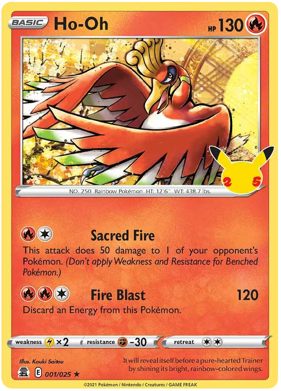 Ho-Oh Celebrations 001/025