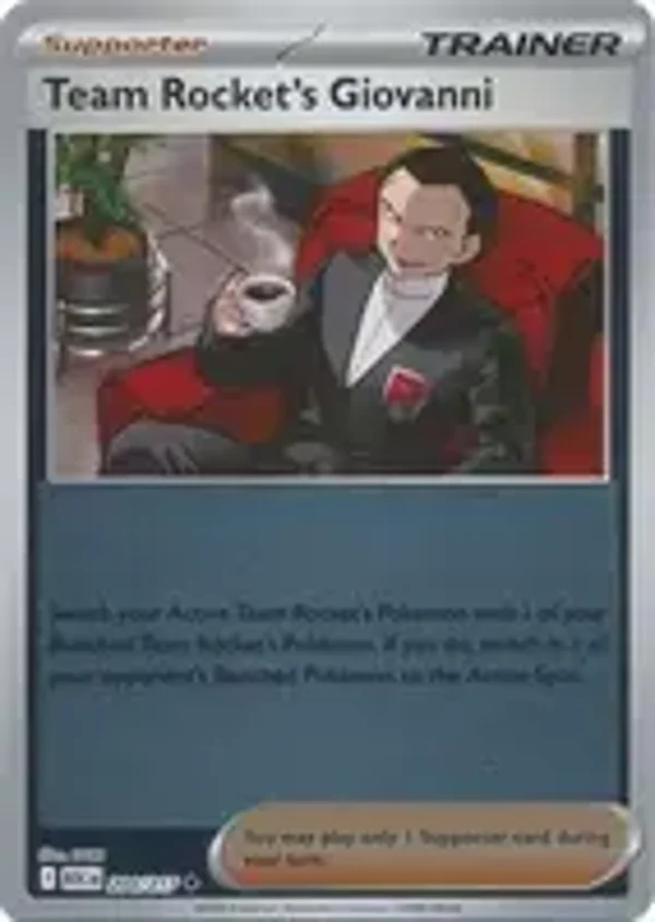 Team Rocket's Giovanni 204/217 Reverse Holo Ascended Heroes