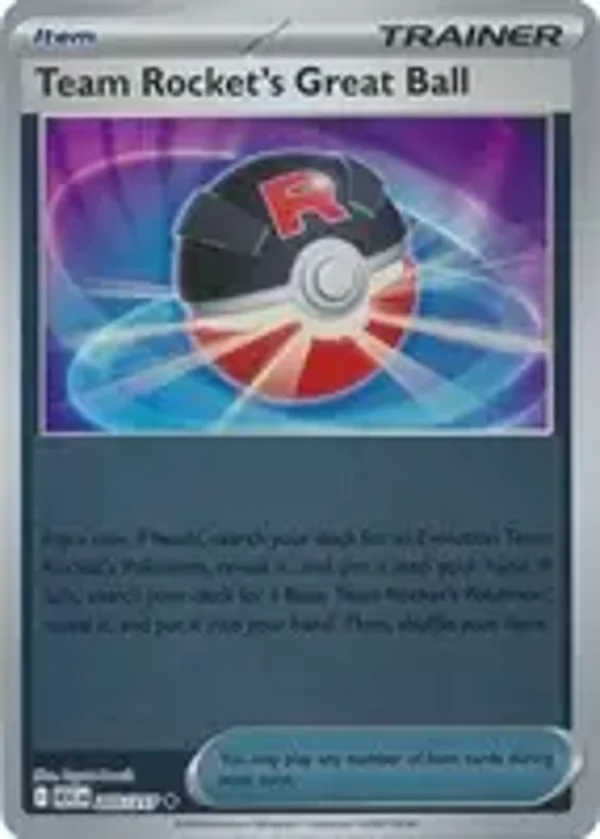 Team Rocket's Great Ball 205/217 Reverse Holo Ascended Heroes