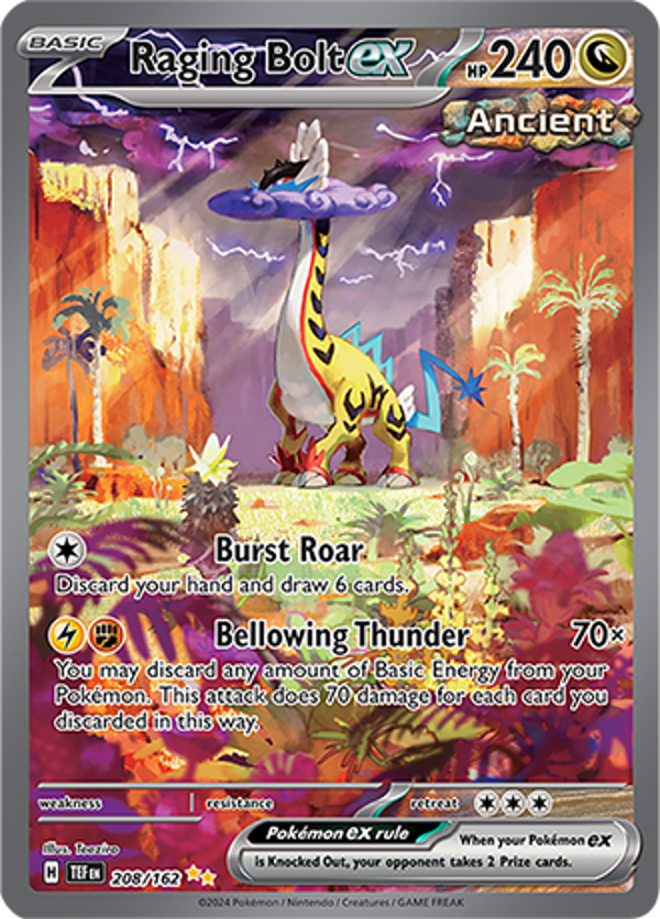 Raging bolt ex 208/162 Temporal forces