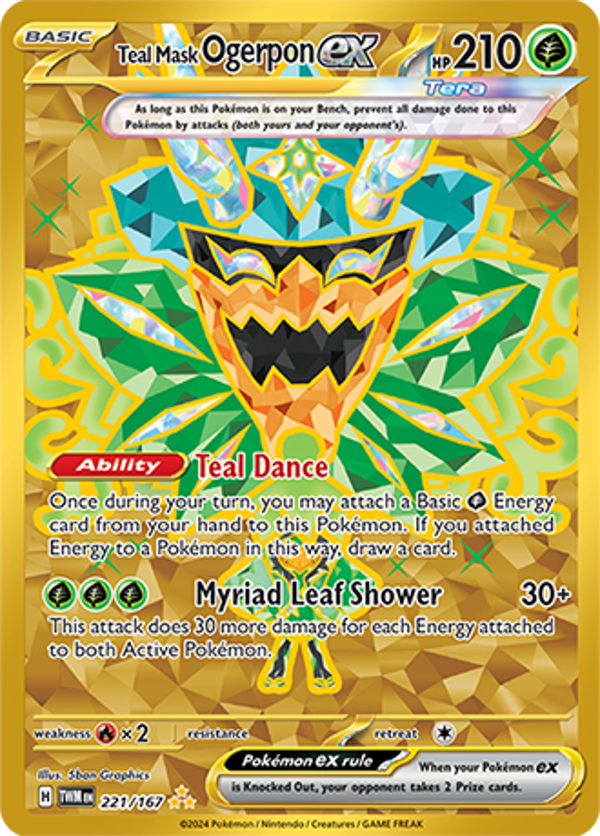 Teal mask ogerpon ex 221/167 Twilight Masquerade