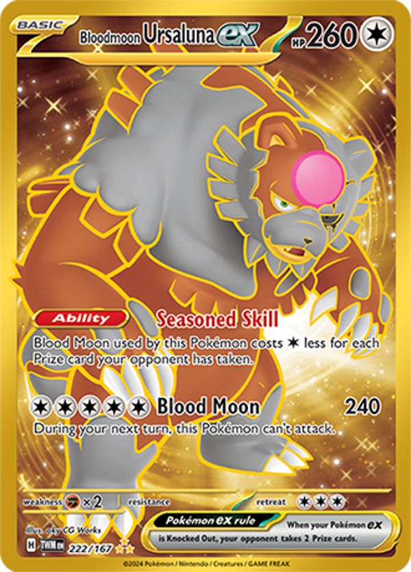 Bloodmoon ursaluna ex 222/167 Twilight Masquerade