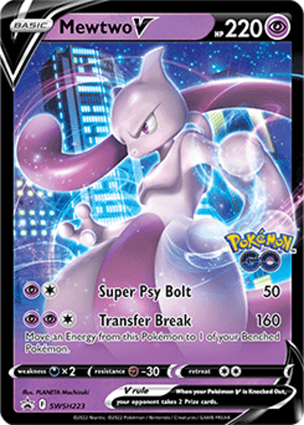 Mewtwo V  swsh-223 Sword&Shield Promos