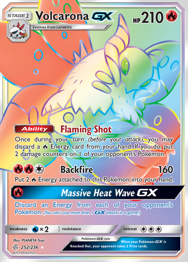 Volcaronna-GX  252/236 Cosmic Eclipse