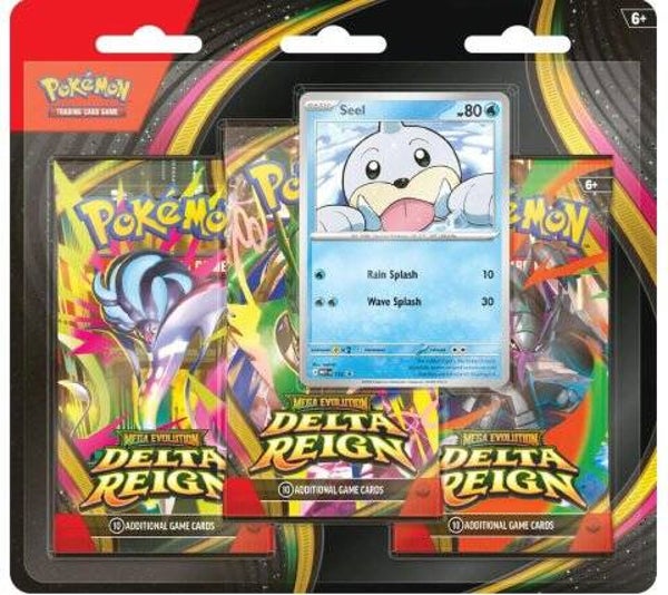 Delta Reign 3 pack blister seal Mega Evolutions [pre-order]
